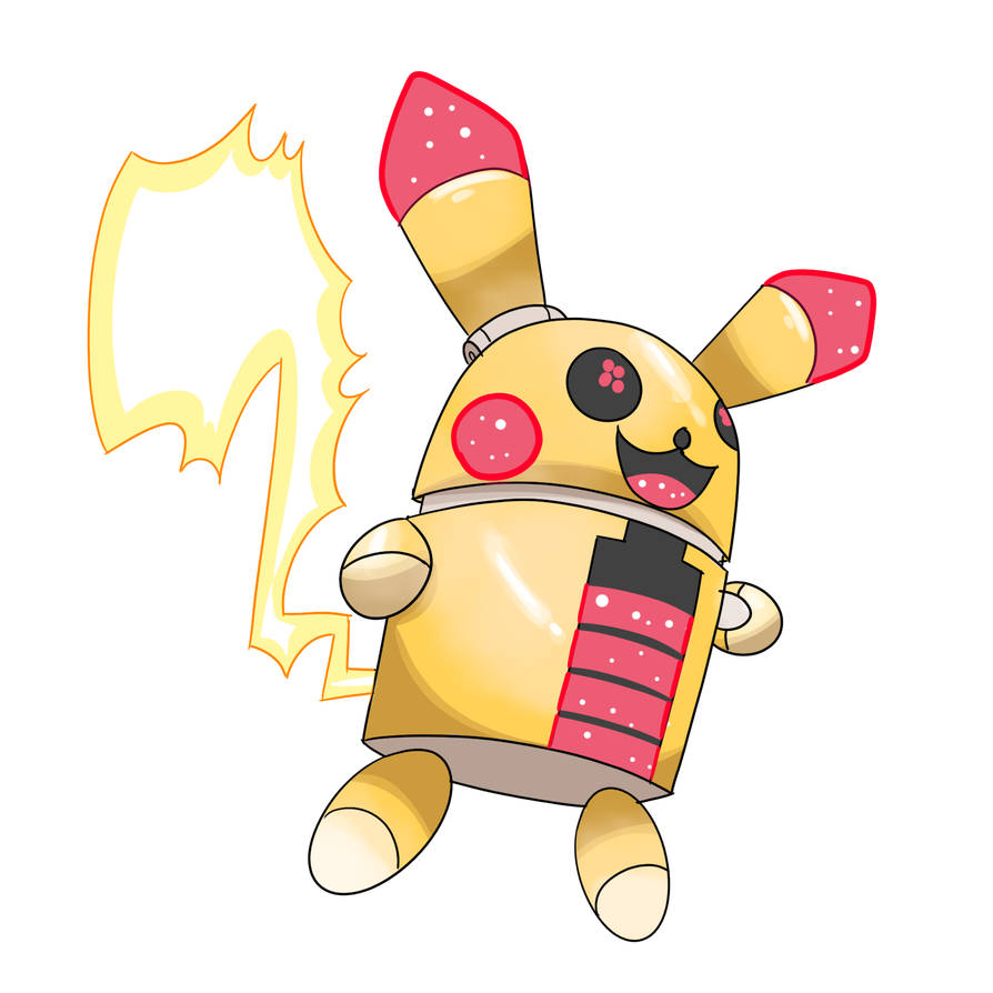 Future Paradox Pikachu: Iron Mascot by RedBlueberg on DeviantArt