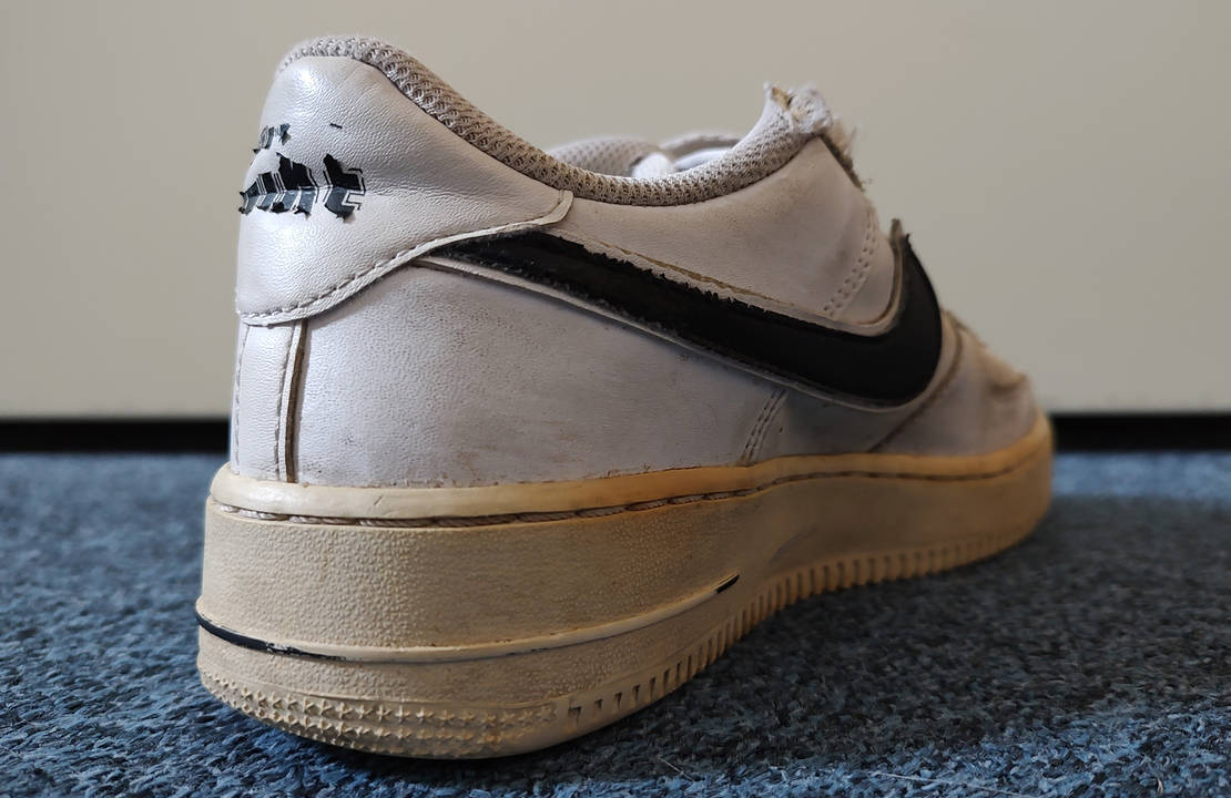 Beat-up Nike Air Force 1 - Boys' Sneakers - 17/19 by UsedBoysSneakers on DeviantArt