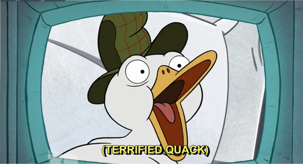 S2e13 Terrified Quack by InsomniAuthor