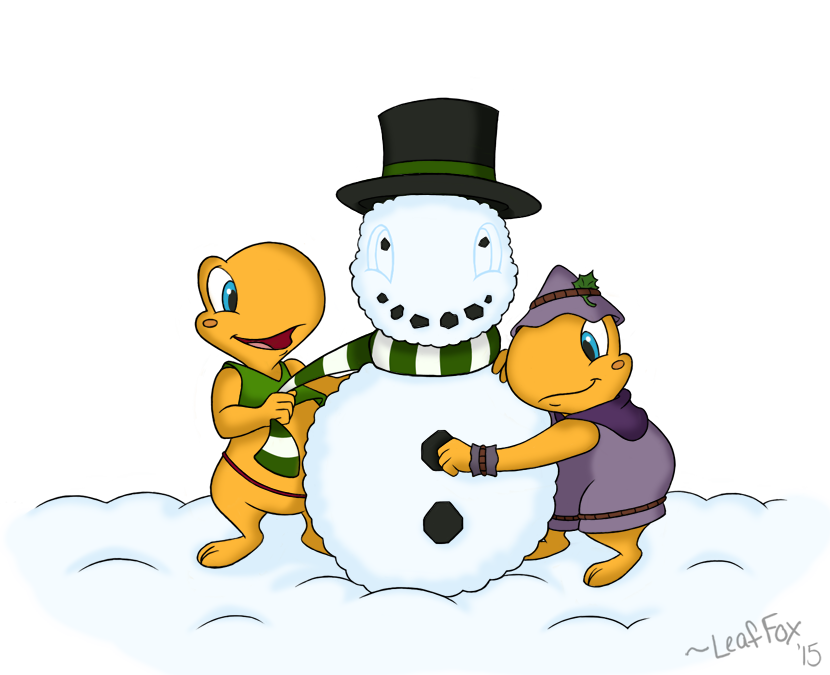 Secret Santa: Snow Toad by LeafFox