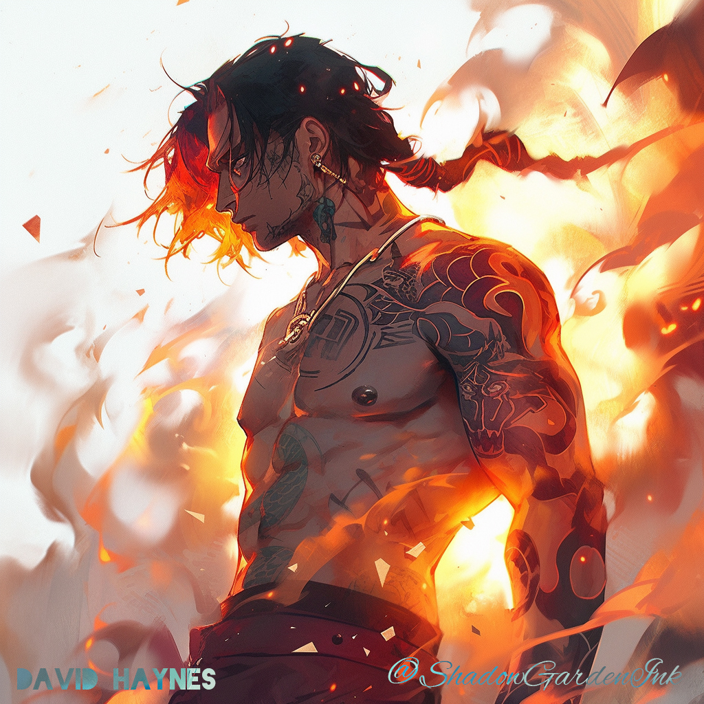 ArtStation - Ace (from One Piece)- fan art