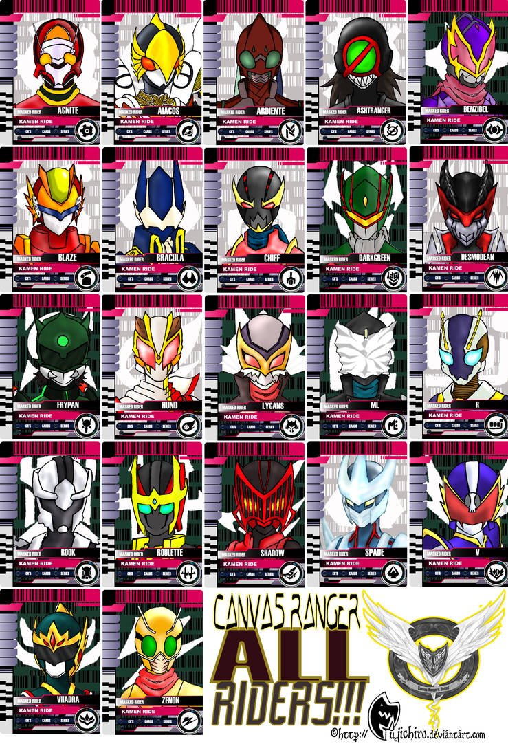 CR DCD Card Series All Riders by OjiFzn on DeviantArt