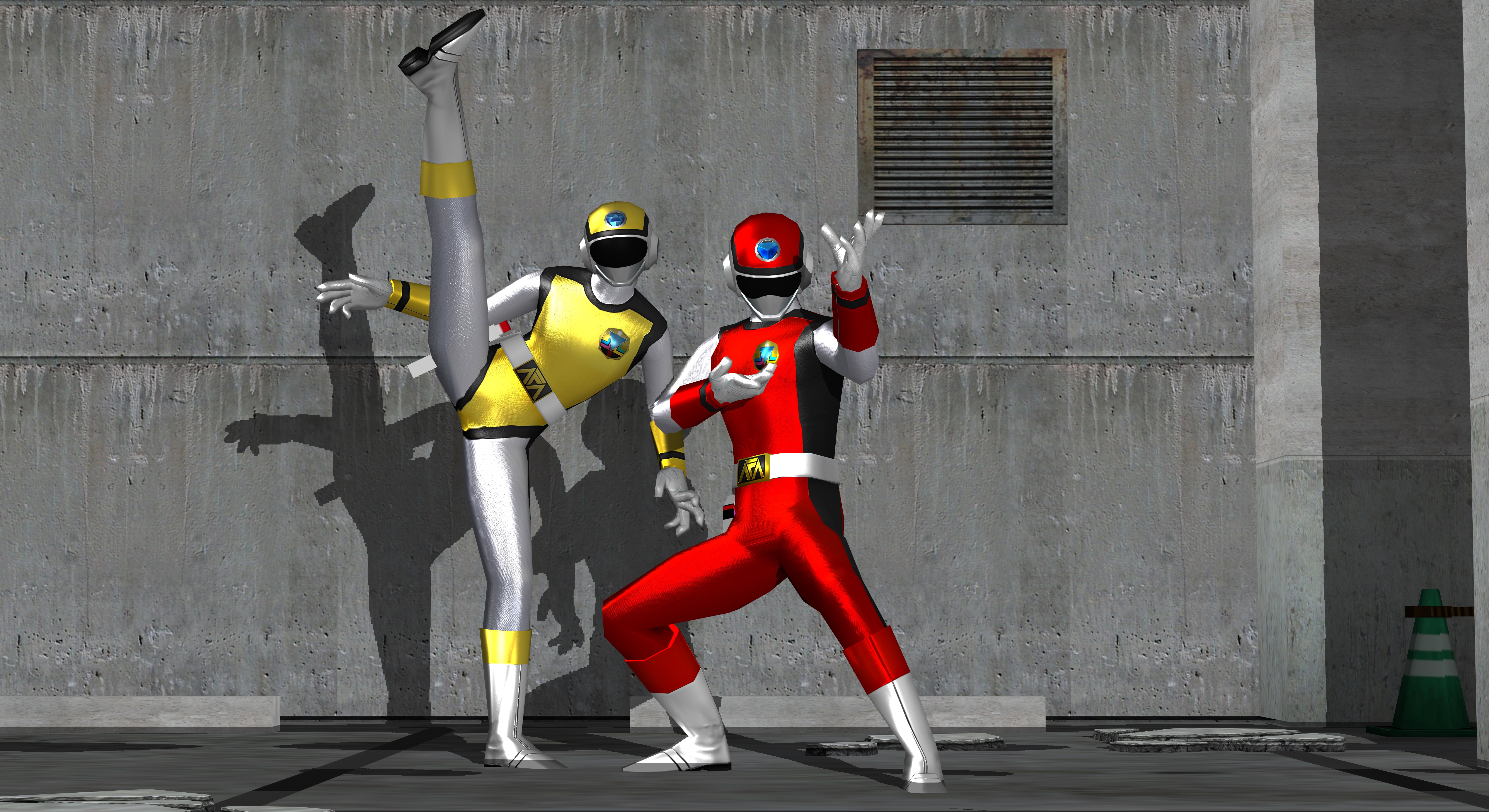 Flashman No Color Flashman Red n Yellow by YamatoKazakiri on DeviantArt