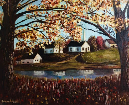 Autumn Landscape (Grandma Paulene's Painting)