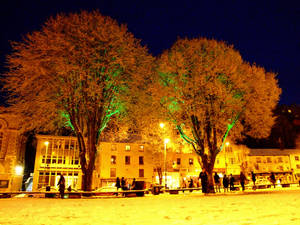 snow on the moor