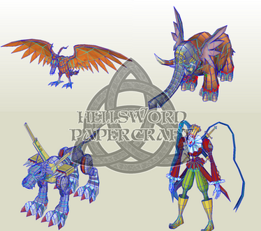 Some Future Digimon Papercrafts I'm Planning To Do