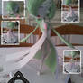 Pokemon Gardevoir Papercraft Built