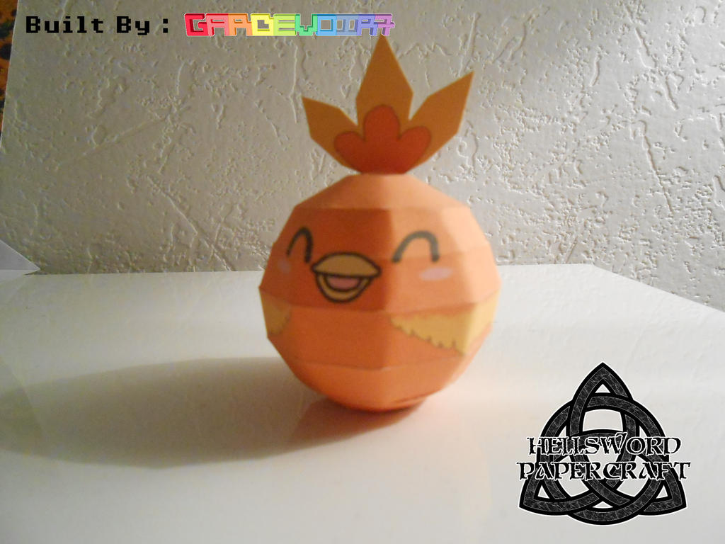Torchic Craft MiniPoke Torchic Papercraft by HellswordPapercraft on DeviantArt