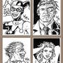 Sketchcards: Batman Villains