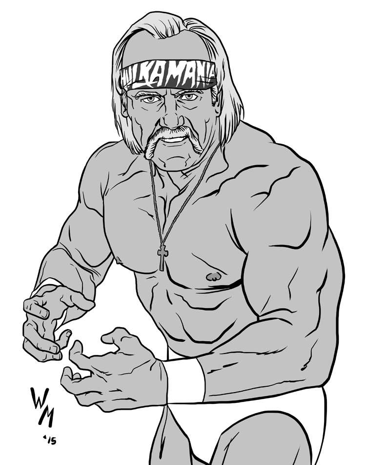 Hulk Hogan Drawing