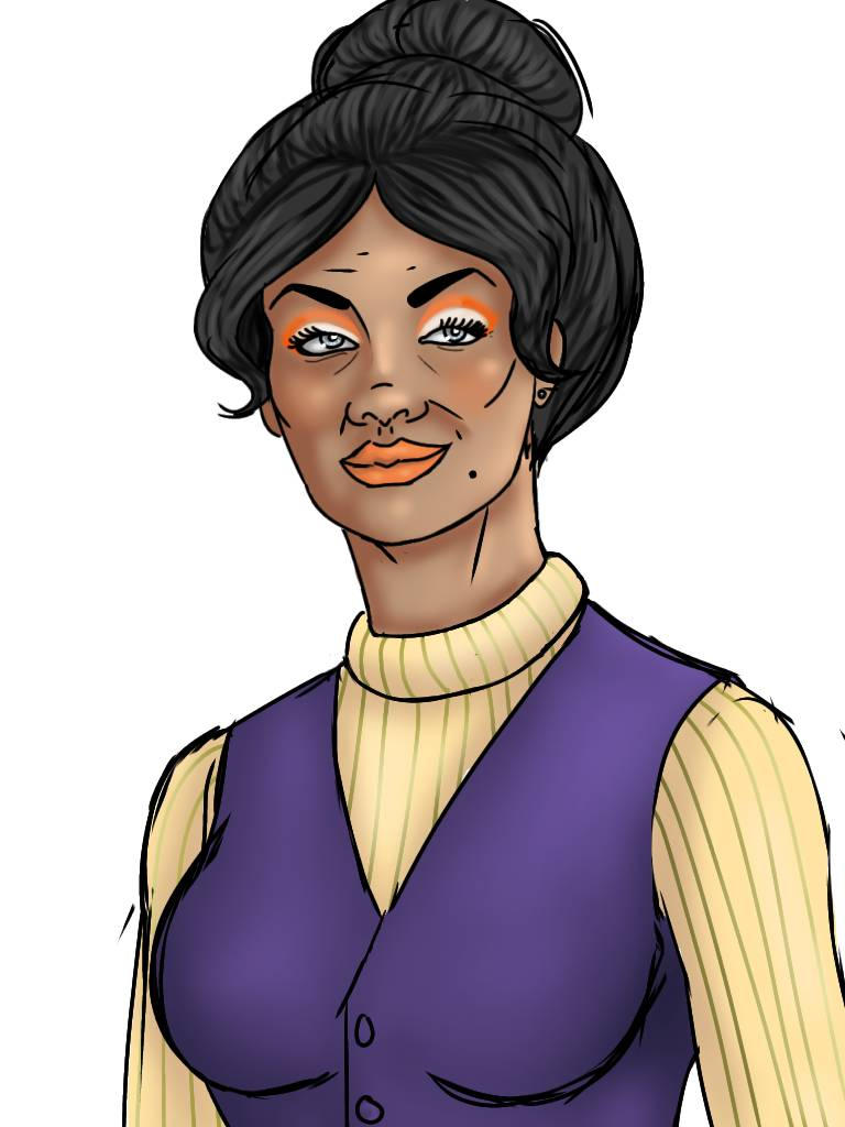 Mrs. Columbo in color by Zobazolla on DeviantArt