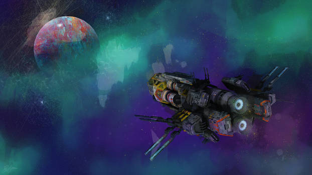 ScienceShip Purple Space FULL