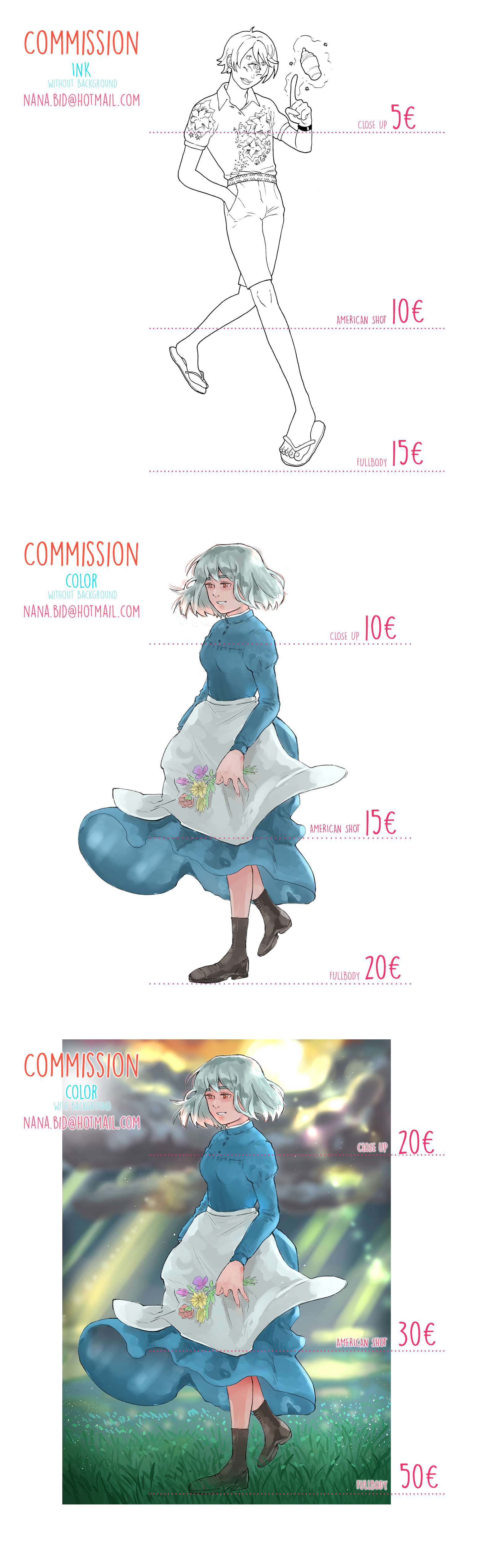 Commission open