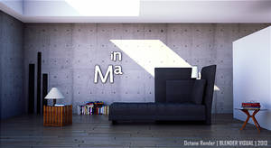Modern Living Room Design Octane Render Blende