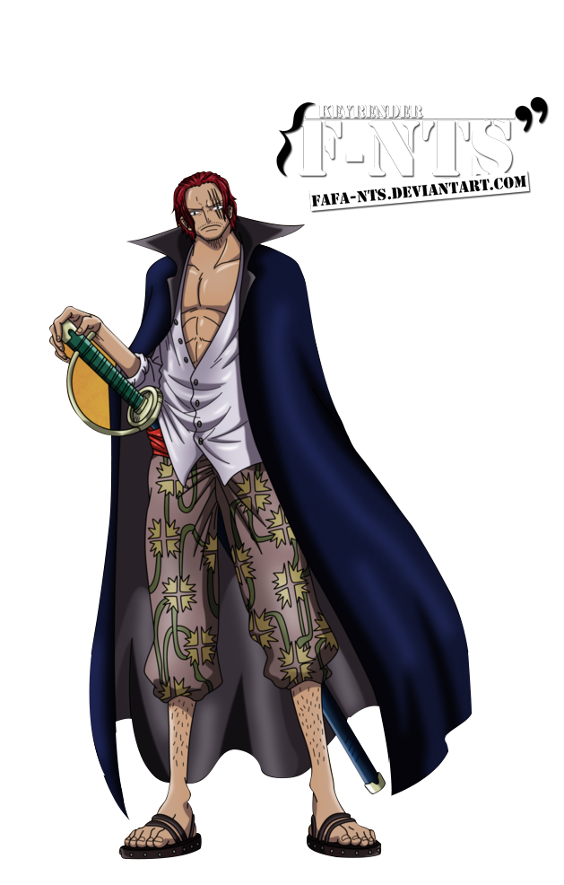 Shanks - One Piece Render by Fafa-Nts by Fafa-Nts on DeviantArt