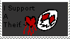 I Support A Theif.~ Stamp