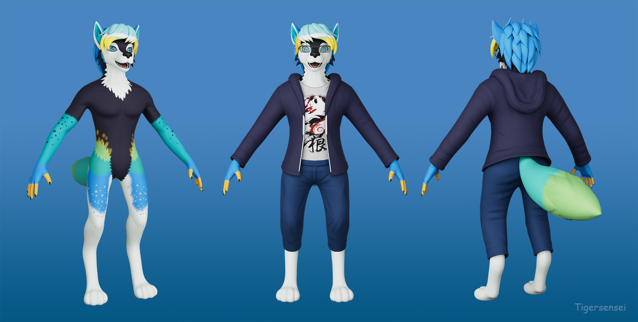 VRChat commission by Tigersensei on DeviantArt