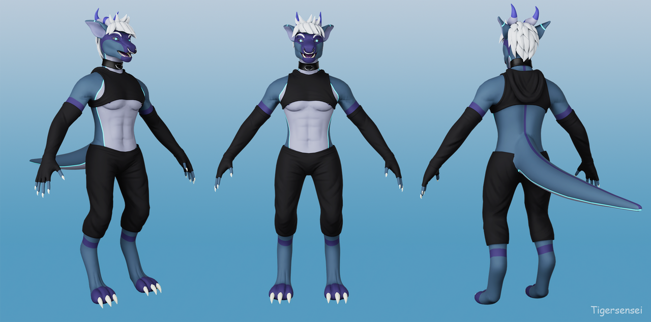 VRChat commission by Tigersensei on DeviantArt