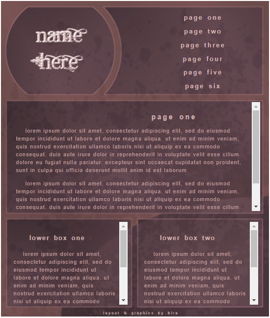 Purple Layout Screenshot by kieronan on DeviantArt