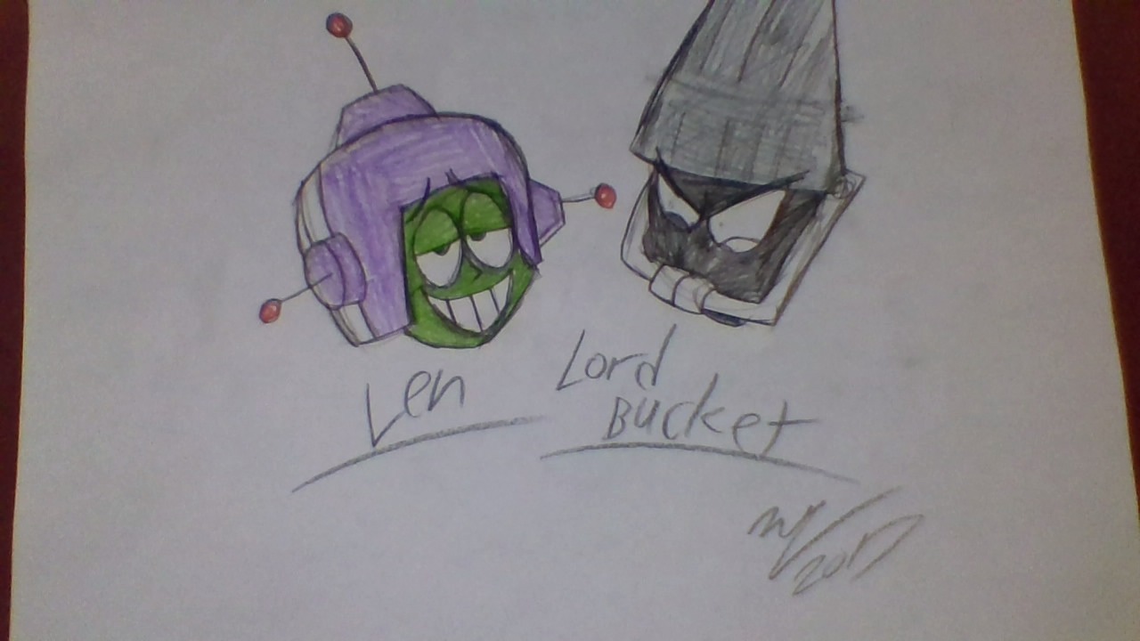 Len the alien and Lord Bucket by DrMatthew178 on DeviantArt