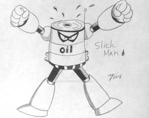 Fan Made Robot Masters: Slick Man