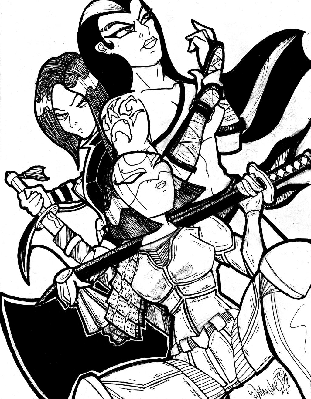 New Gotham City Sirens (Ink) 10-4-15