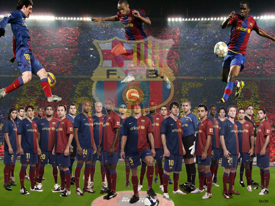 Barcelona F.C 2008 - 2009 by Stv3N on DeviantArt