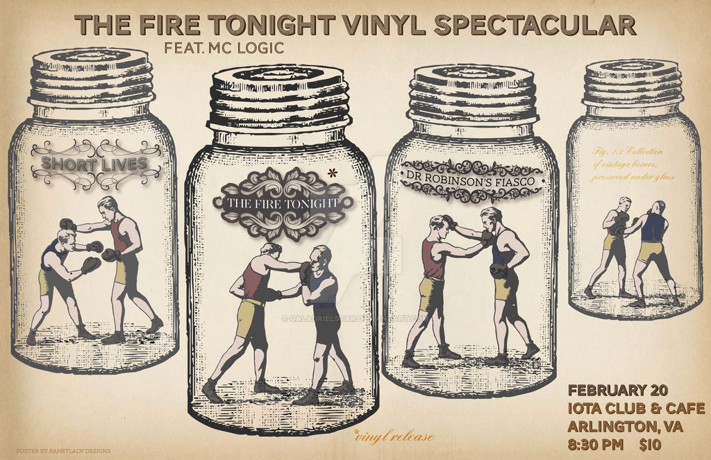 Concert poster: The Fire Tonight