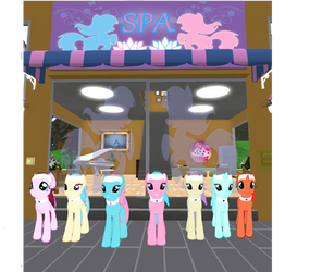 Spa Ponies in second life