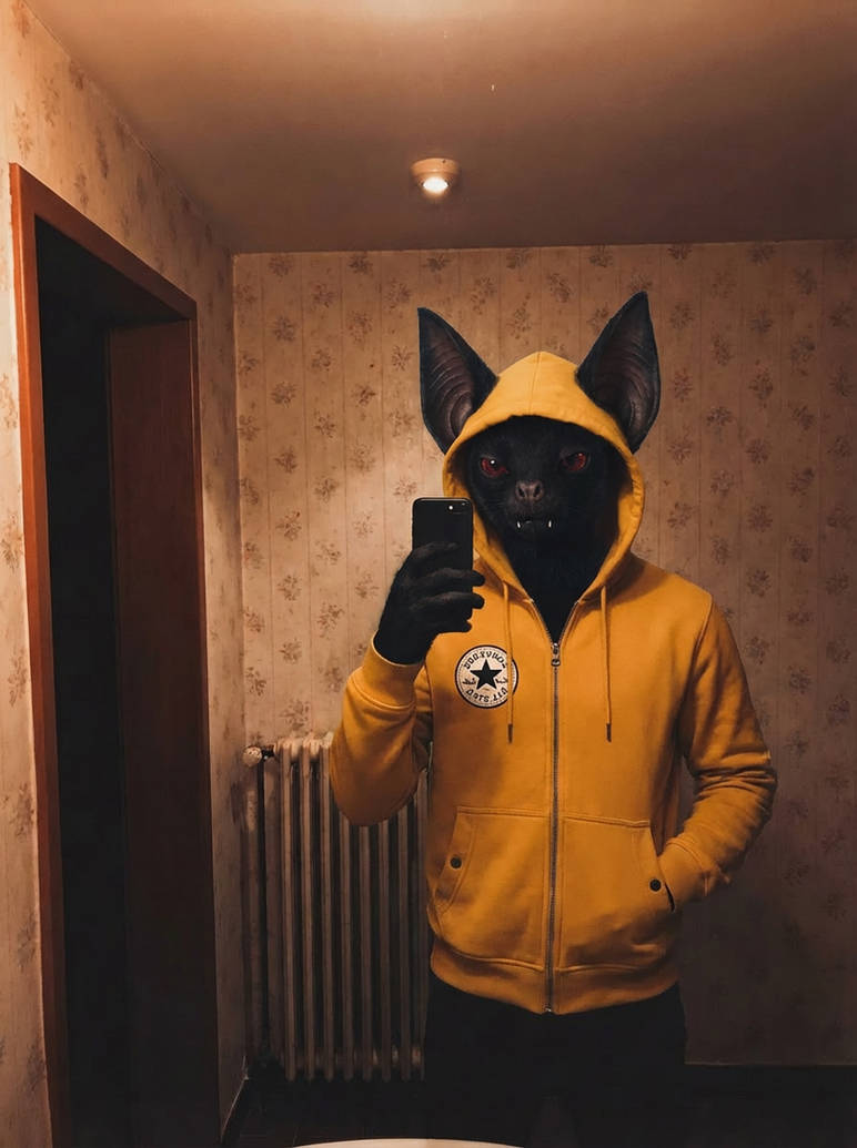 Slobby Cat A moody hoodie selfie by SloppyCat32 on DeviantArt