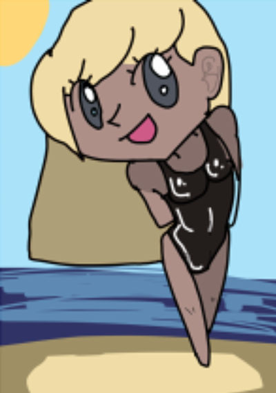 CHibi a` la plage