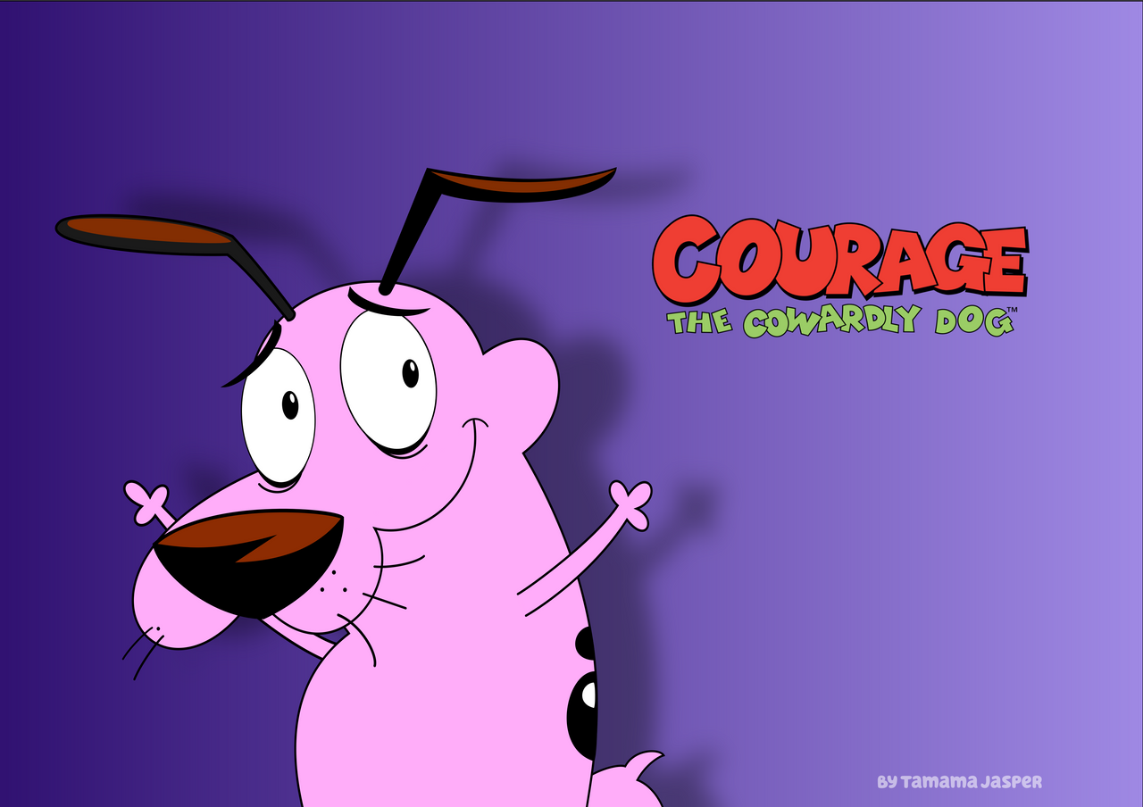 Courage the cowardly dog by tamamajasper on DeviantArt