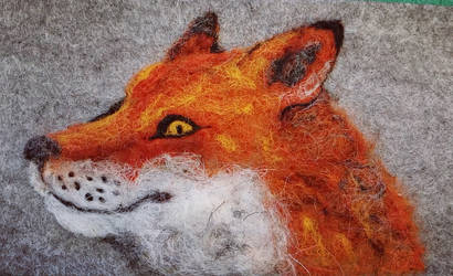 Needle Felted Fox