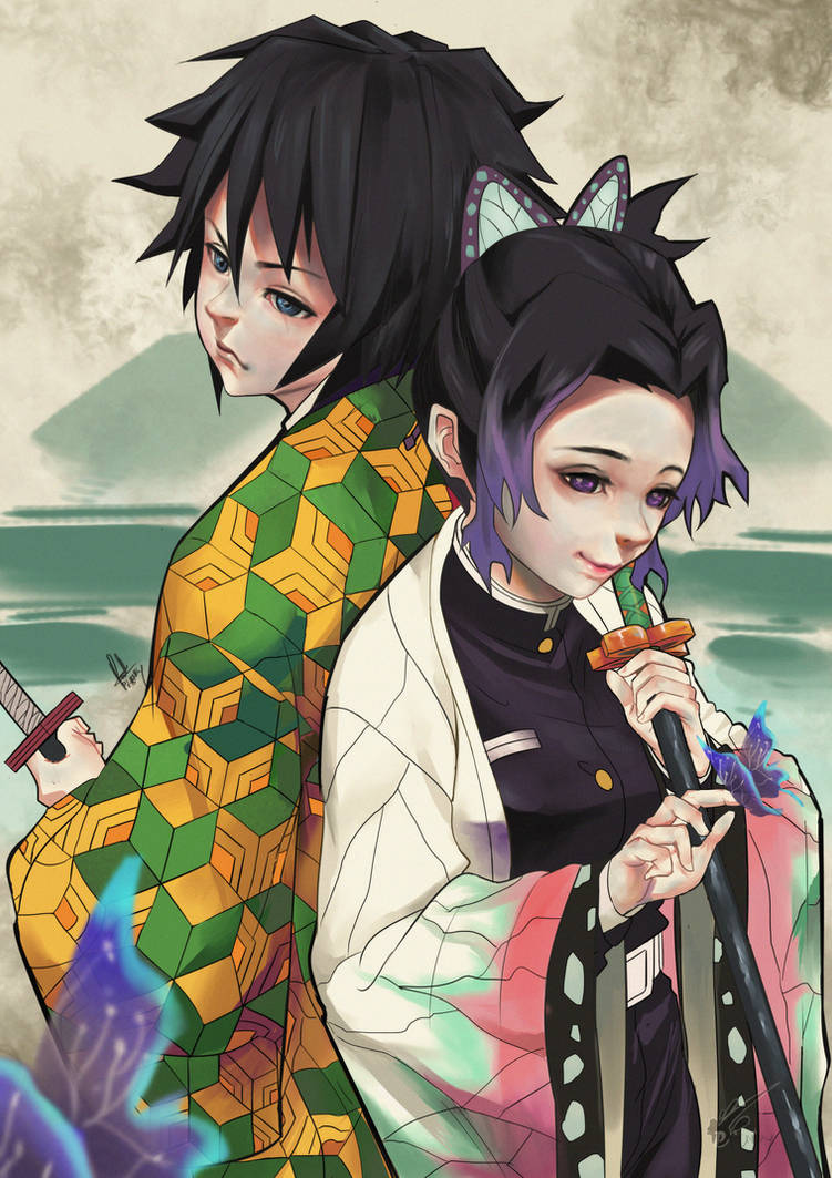 Giyuu Tomioka X Shinobu Kocho By Phenkystephen On Deviantart Giyuu Tomioka X Shinobu Kocho By Phenkystephen On Deviantart