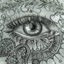 EYE hand engraved