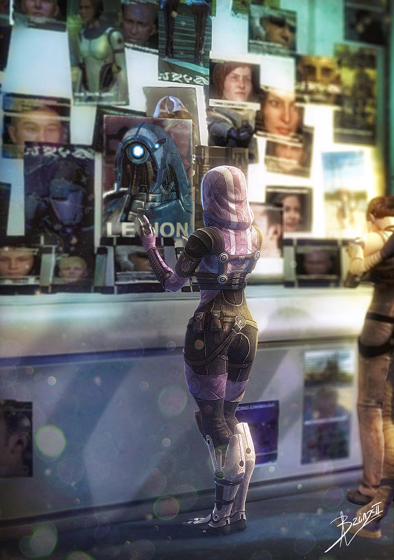 Mourning A Geth (reinterpretation) by brinx-II