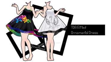 :DL: TDA Fitted Ornamental Dress [THANK YOU 1,400]