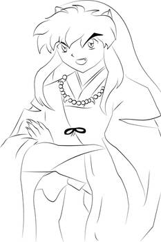 Inuyasha Lineart