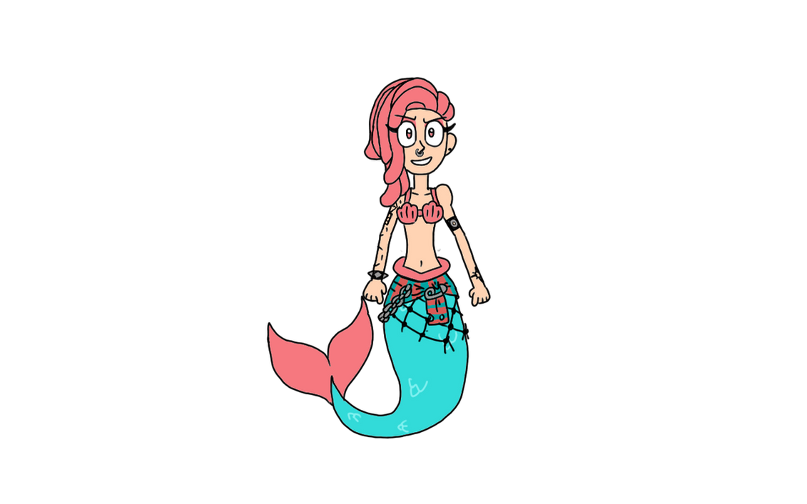 Shell Bra Deviantart Punk Mermaid Violinist with Seashell Bra by Hydrolife987 on DeviantArt
