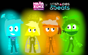 JSAB X Hanazuki Cyan Gold Orange Tsavorite