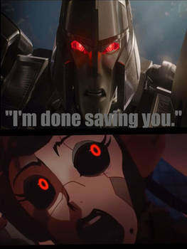 Megatron is done saving Kali