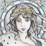 FT Sketchcards-  Snow Queen