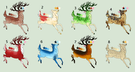 !!!CLOSED FREE!!! Happy Holidays Deer Adoptables