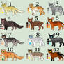 !!!CLOSED FREE!!! Warrior Cat Adoptables