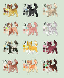 !!!CLOSED FREE!!! Warrior Cat Adoptables