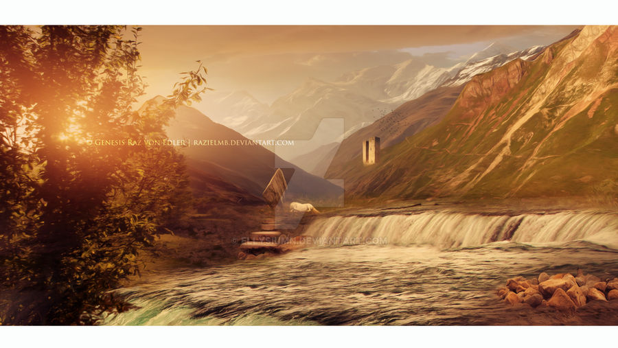 Place for daydreaming - matte painting