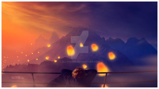 Sunset lanterns