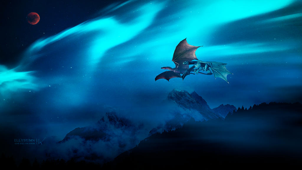 Flying together by Ellysiumn