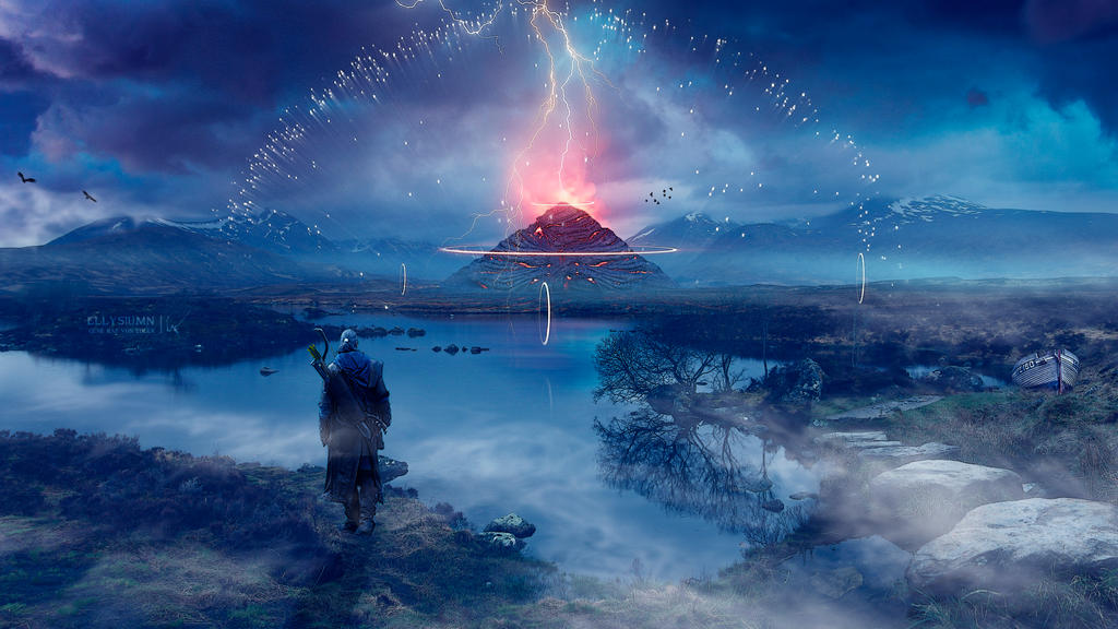 The Pyramid of fire by Ellysiumn