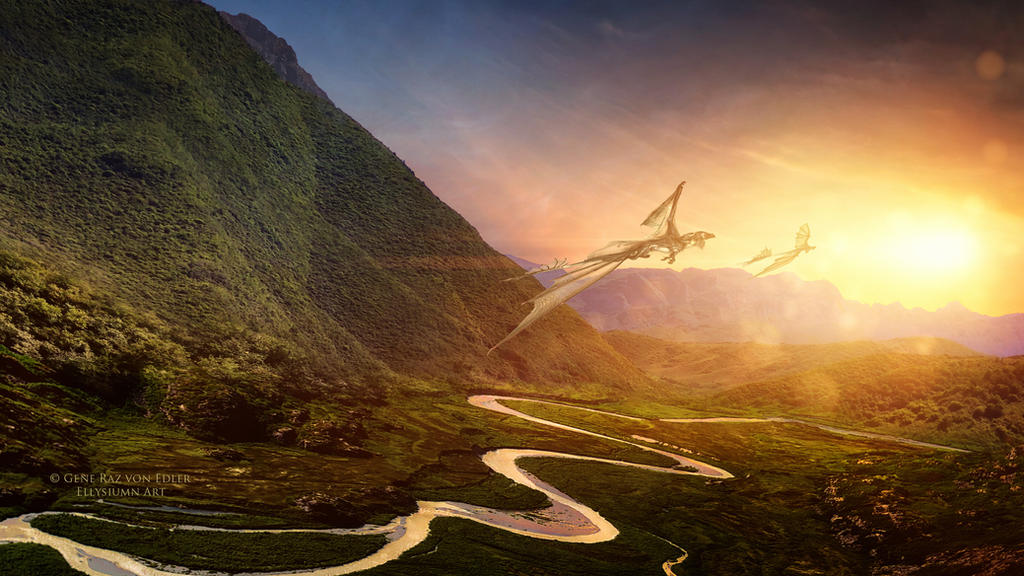 Land of dragons by Ellysiumn